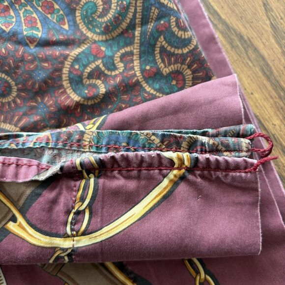 RARE Ralph Lauren Home ASCOT Paisley Queen Flat Sheet - Picture 5 of 6